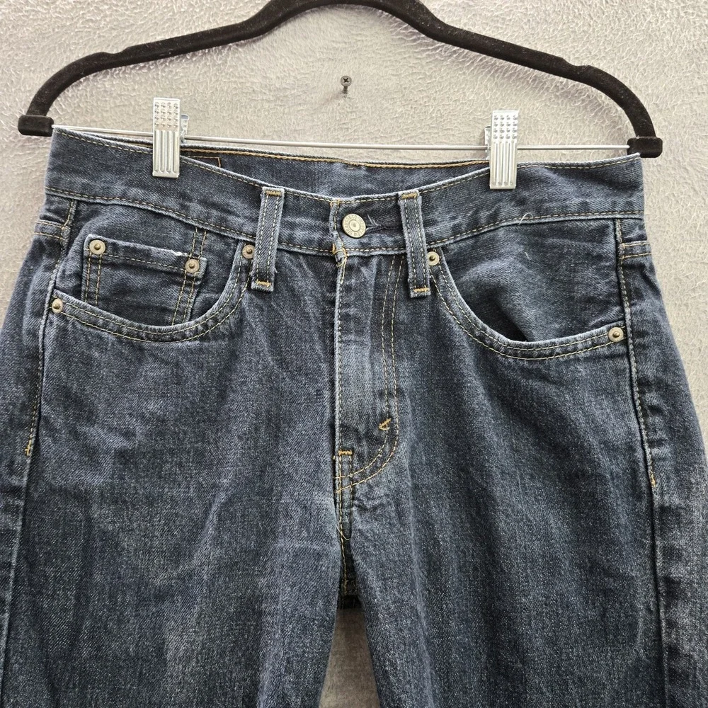 Levi's 514 Men Jeans 29X32 Blue Denim‎ Straight Fit 29
